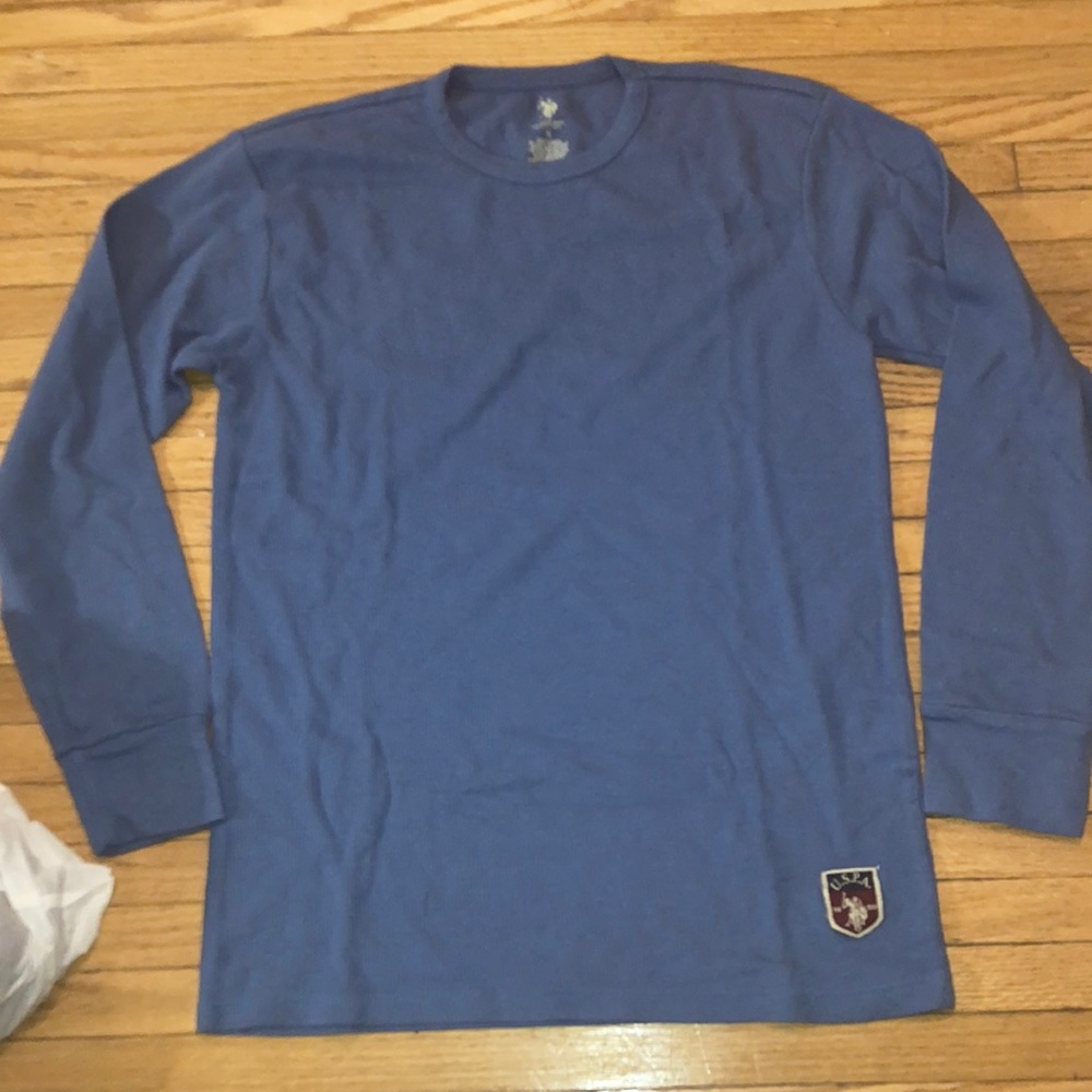 US POLO blue Men’s long sleeve thermal shirt